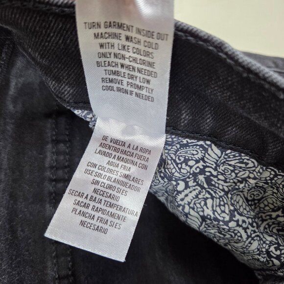 Cody James Slim Straight Leg Black Denim Jeans Size Men's 36x34 Western Cowboy - Picture 11 of 11